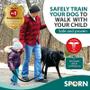 Imagem de Coleira para cães de alça dupla Sporn Child Co-Walk Heavy Duty Black