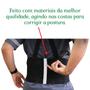 Imagem de Colete Corretor Postura Costas Carregar Peso Reforçada Cinta  Abdominal Lombar Ergonômica Proteção Coluna Costas Carregar Peso