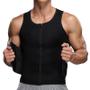 Imagem de Colete de moletom masculino Shapewear Waist Trainer Sauna Suit XL