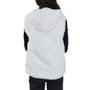 Imagem de Colete Infantil Feminino TipTop Capuz Pelucia Off White 9475