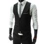 Imagem de Colete Masculino Slim Fit Sem Mangas - Casual, Formal e para Negócios