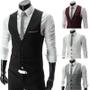 Imagem de Colete Masculino Slim Fit Sem Mangas - Casual, Formal e para Negócios