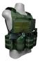 Imagem de Colete Modular JA3 nível 3a 10 Acessórios Verde JA Rio Militar
