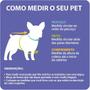 Imagem de Colete Nylon Azul e Bege para cachorro e gato