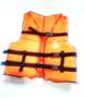Imagem de Colete salva vidas esportivo cor laranja com flutuação até 80 kg