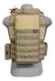 Imagem de Colete Tático Modular Plate Carrier + 8 Acessórios Tan