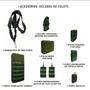 Imagem de Colete Tático Modular Plate Carrier + 8 Acessórios Verde Oliva