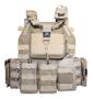 Imagem de Colete Tático Modular Plate Carrier Engate + 8 Peças Tan