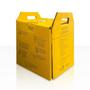 Imagem de Coletor Descartável Perfuro Cortante 13Lt. Bra Box Kit 1Un