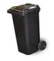 Imagem de Coletor Gari com Rodas 120l Preto C120pr Bralimpia