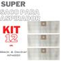 Imagem de Coletor Saco Aspirador de Pó Black+Decker AP4850 Kit 12 Un