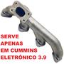 Imagem de Coletor tubagem escape escapamento cargo 712 815 915 f250 f350 f4000 vw 8150 9150 cummins 4cc isb eletrônico 2006 a 2012