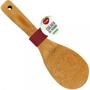 Imagem de Colher Bambu P/ Arroz Mexer Molhos E Caldos 20 cm Ecológica 