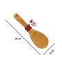 Imagem de Colher Bambu P/ Arroz Mexer Molhos E Caldos 20 cm Ecológica 
