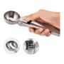 Imagem de Colher Concha Pegador de Sorvete Inox com Ejetor