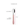 Imagem de Colher de Cha Jogo Colheres Talheres Rosa Inox Trend 3un