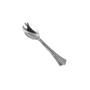 Imagem de Colher de Plástico Sobremesa Metalizada Prata - 14cm - 8 Unidades - ArtLille -