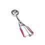 Imagem de Colher de Sorvete Ao Inox com Ejetor Vermelho 1un