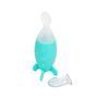 Imagem de Colher em Silicone com Dispenser para Alimento Azul - Marcus & Marcus