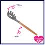 Imagem de Colher Espaguete Silicone Bambu 24cm Utensílios Class Home