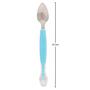 Imagem de Colher Para Raspar Frutas 2 Em 1 Em Inox e 100% Silicone - Buba