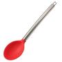 Imagem de Colher Silicone Cabo de Inox para Servir Arroz Utensilio de Silicone