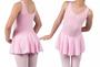 Imagem de Collant Ballet Body Regata Rosa Saia Acoplada - Balé Infantil