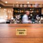 Imagem de Comanda bar restaurante ecologicas c/ 30 em MDF 3mm - Branco