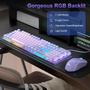 Imagem de Combinação de teclado e mouse para jogos MageGee K1 RGB LED retroiluminado