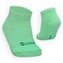 Imagem de Combo 03 Pares de Meia Colors Para Bebê: Branca, Verde e Azul Bebê 06 a 12 meses
