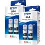 Imagem de Combo 04 Refil de Tintas T544 T544120 Preto Para L3250