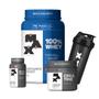 Imagem de Combo 100% Whey 900g, Creatina Monohidratada 100g, Bcaa 60 Cápsulas e Coqueteleira 700 mL - Max Titanium