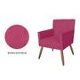 Imagem de Combo 2 Poltronas Estofadas Para Recepção Consultório Onix Suede Rosa Pink - DL Decor