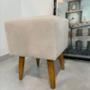 Imagem de Combo 2 Puf, Puff Para Sala, Puff Suede Bege Off White