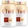 Imagem de Combo 2 Suplemento Whey Sem Gluten Doce de Coco 800g - Chef