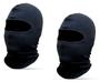 Imagem de Combo 2 Touca Capuz Ninja Balaclava Proteção Frio Inverno Preta Moto Motoboy Paintball Tático Militar