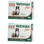 Imagem de Combo 2 unidades Vetmax Plus 700mg 4 comprimidos Vermífugo Cães e Gatos - Vetnil