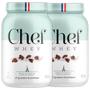 Imagem de Combo 2 Whey Sem Lactose Muita Proteina Cookies 907g - Chef