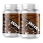 Imagem de Combo 2 Whey Tasty Isolado Hidro 3W Chocolate 900G Adaptogen