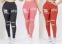 Imagem de Combo 3 Calça Legging Feminina Fitness Corte no Joelho Academia The Start Suplex Oferta Leg