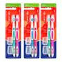 Imagem de Combo 3 Pack c/2 Escova Dental Super Macia C/ Limpa Lingua