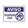 Imagem de Combo 3 Placas De Sinalização Aviso Economize Água 20x15 Ecom IA - P-38/2 F9e