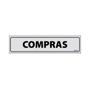 Imagem de Combo 3 Placas De Sinalização Compras 30x7 Ecom IA - B-515 F9e