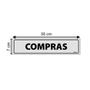 Imagem de Combo 3 Placas De Sinalização Compras 30x7 Ecom IA - B-515 F9e