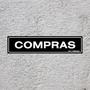 Imagem de Combo 3 Placas De Sinalização Compras 30x7 Qi Comunicação - A-415 Q1a