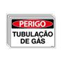 Imagem de Combo 3 Placas De Sinalização Perigo Tubulação De Gás 30x20 Ecom IA - SP20 F9e