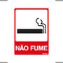 Imagem de Combo 3 Placas De Sinalização Proibido Fumar 15x20 Ekomunike - P-28 F9e