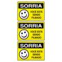 Imagem de Combo 3 Placas Sorria Você Está Sendo Filmado - P-25 F9E