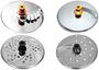 Imagem de Combo 4 Discos Inox para seu processador modelos Ri7301 Ri7302 Ri7303 Hr7304