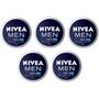 Imagem de combo 5x nivea men creme 4 em 1 excelente para rosto pós barba mãos corpo 30g